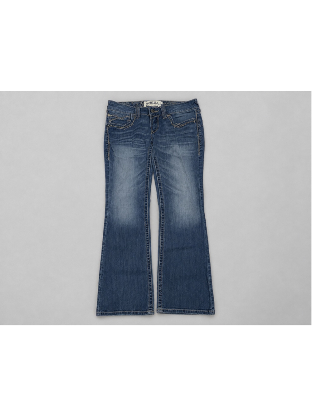 Ariat R.E.A.L. 1257 Women’s 29R Bootcut Jeans Festival Blue Western Stretch‎